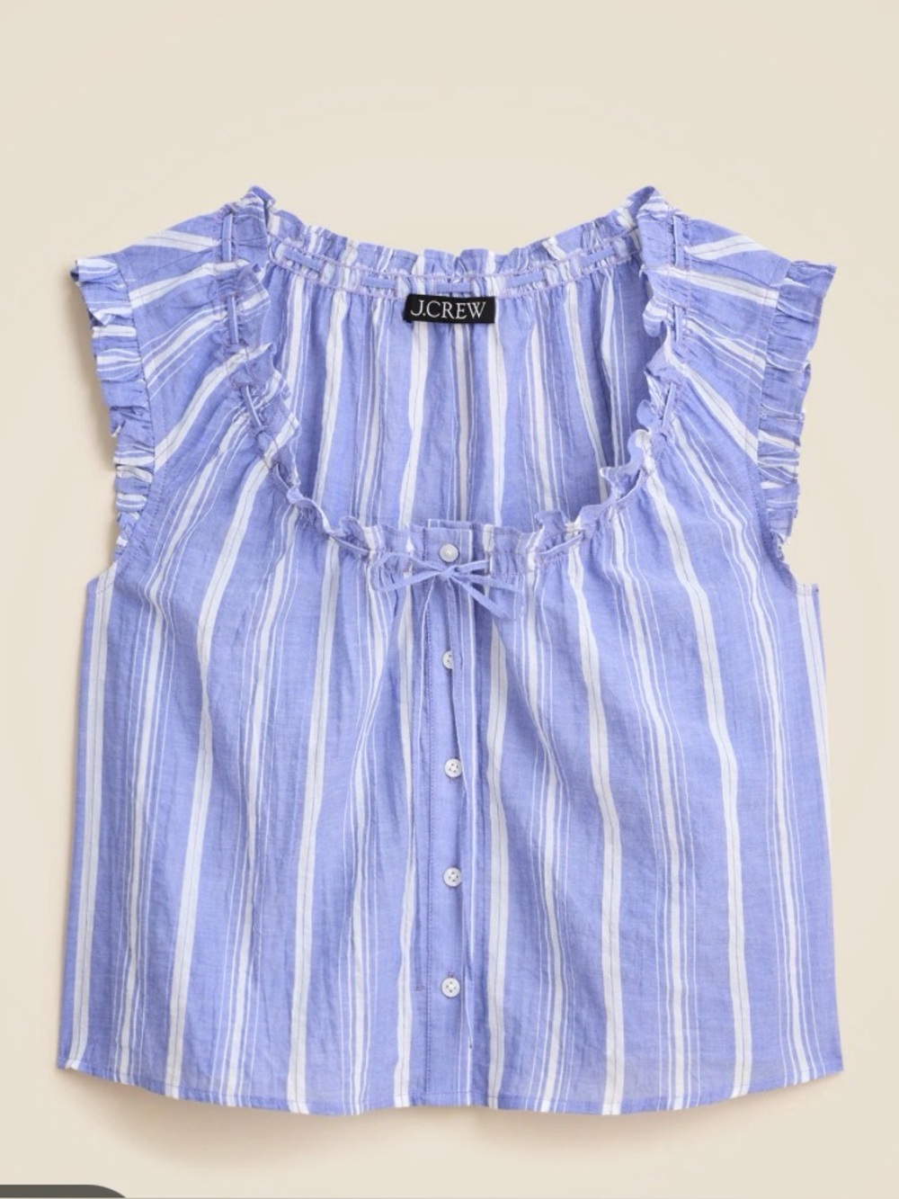 J. Crew Ruffle-Trim Top
